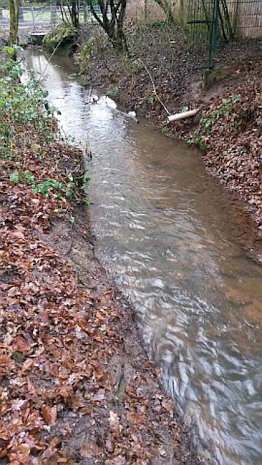 Richtung: flussabwärts